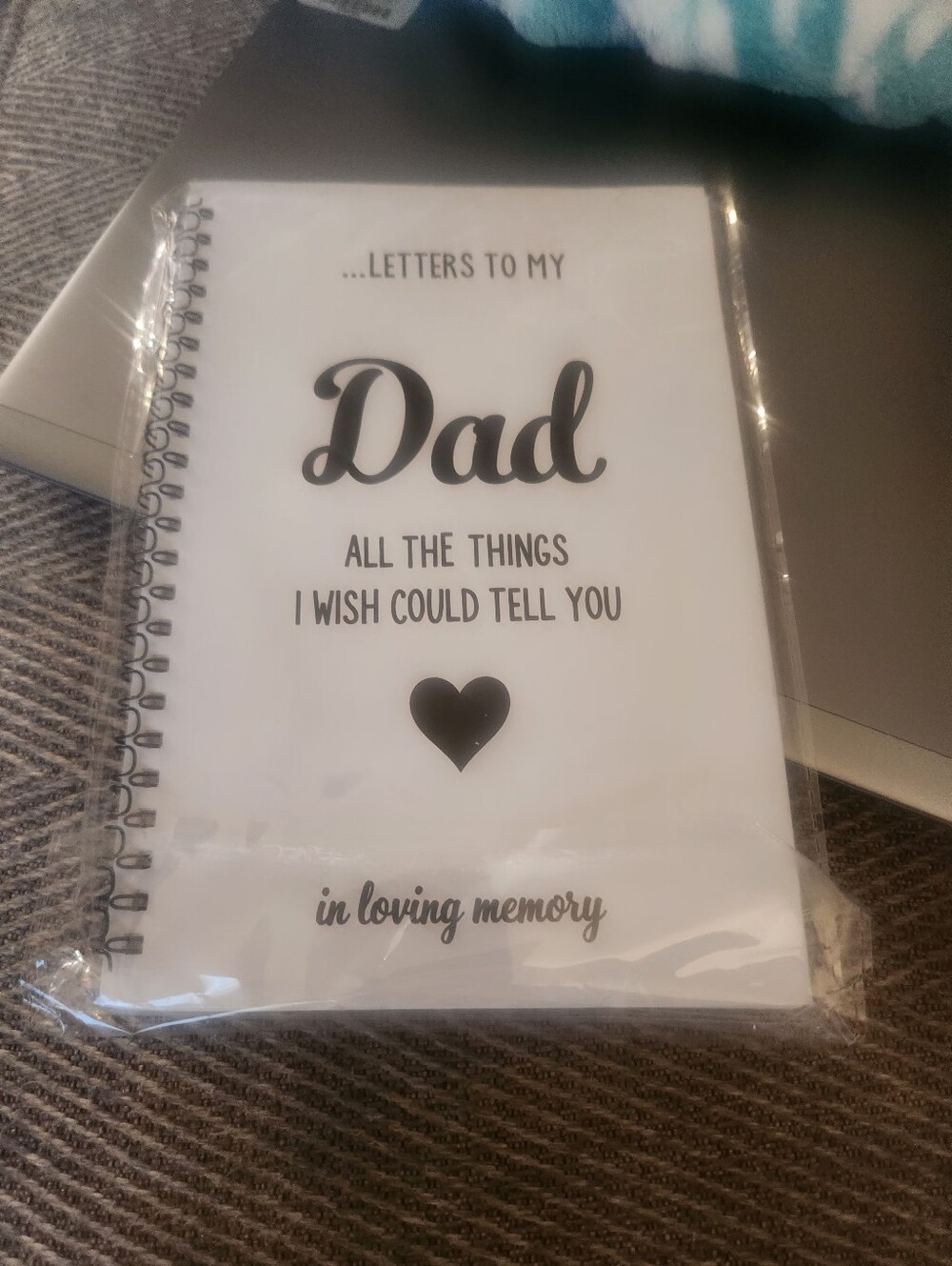 Letters to My Dad Spiral Notebook
